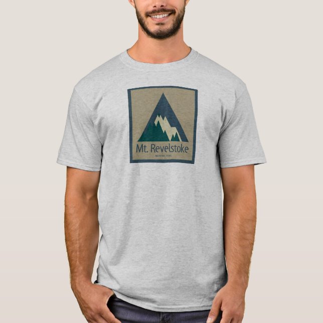 Nationalpark Berg Revelstok Rustikal T-Shirt (Vorderseite)