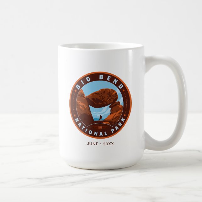 Nationalpark Big Bend Kaffeetasse (Rechts)