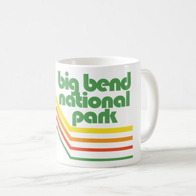 Nationalpark Big Bend Kaffeetasse (VorderseiteRechts)