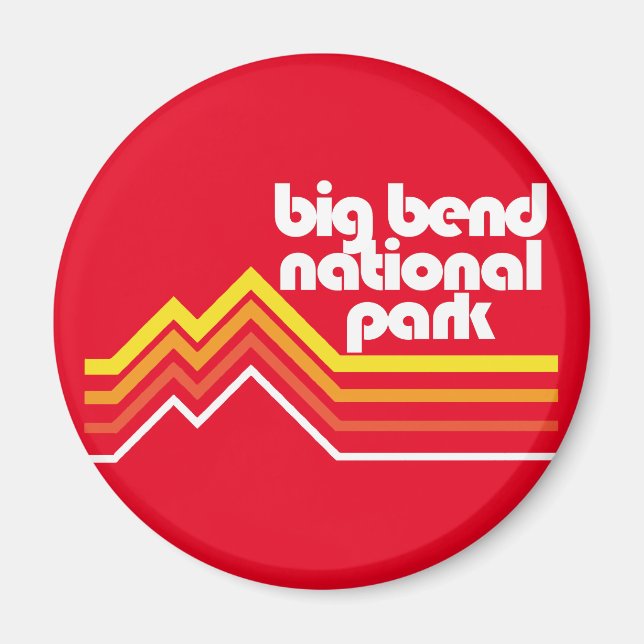 Nationalpark Big Bend Magnet (Vorne)