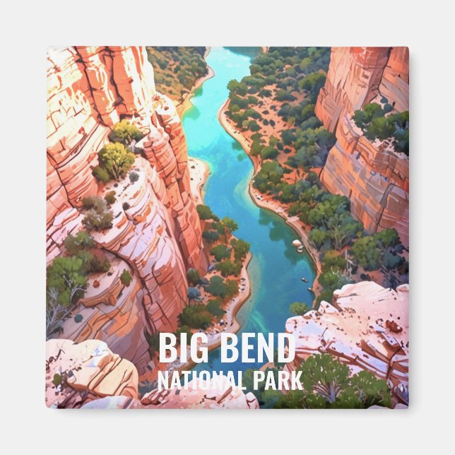 Nationalpark Big Bend Magnet (Vorne)