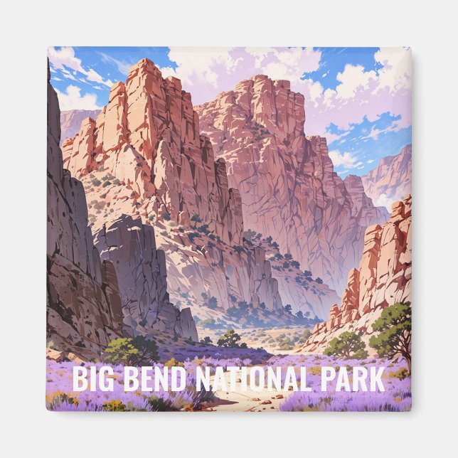 Nationalpark Big Bend Magnet (Vorne)