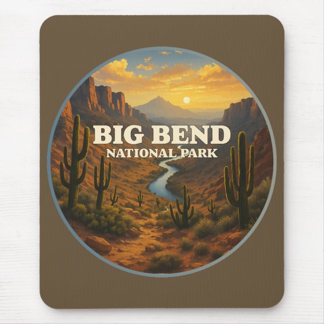 Nationalpark Big Bend Mousepad (Vorne)