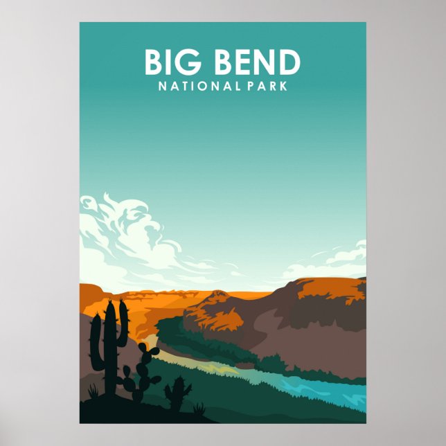 Nationalpark Big Bend Poster (Vorne)