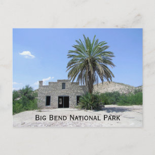 Nationalpark Big Bend Postkarte