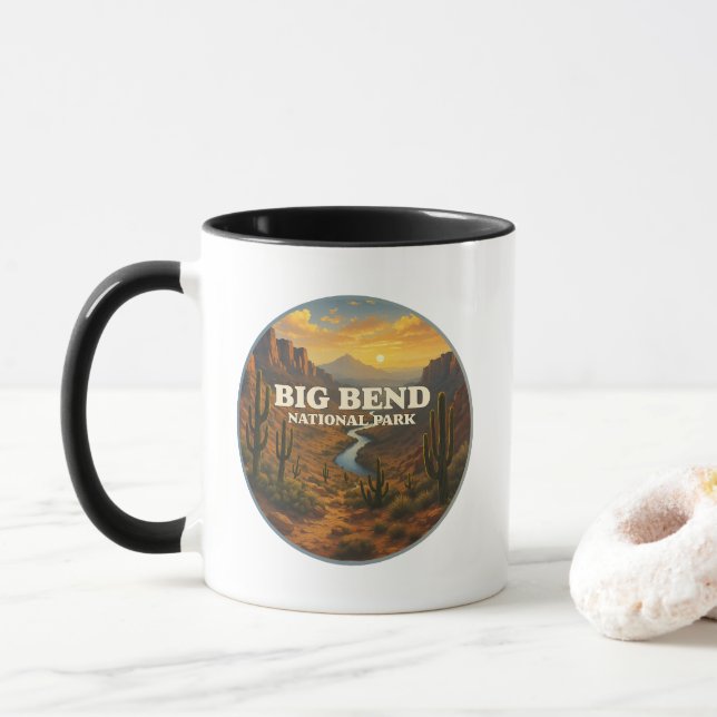Nationalpark Big Bend Tasse (Mit Donut)