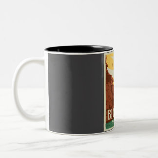 Nationalpark Big Bend Zweifarbige Tasse