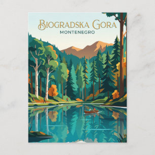 Nationalpark Biogradska Gora Montenegro Postkarte