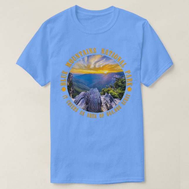 Nationalpark Blaue Berge 5 T-Shirt (Design vorne)