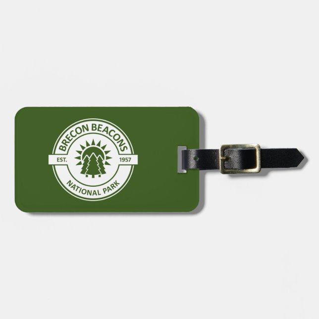 Nationalpark Brecon Beacons Gepäckanhänger (Vorderseite horizontal)
