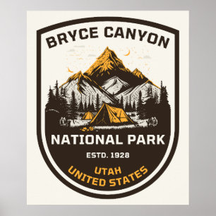 Nationalpark Bryce Canyon Außenbereich und Natur Poster