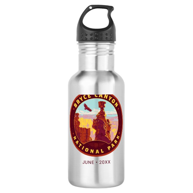 Nationalpark Bryce Canyon Edelstahlflasche (Vorderseite)