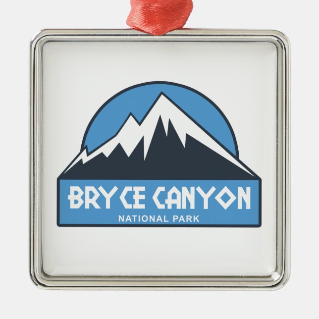 Nationalpark Bryce Canyon Ornament Aus Metall (Vorne)