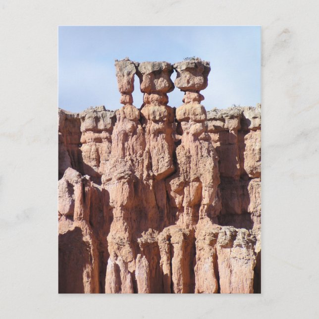Nationalpark Bryce Canyon Postkarte (Vorderseite)