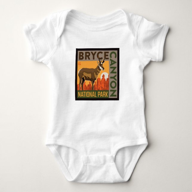 Nationalpark Bryce Canyon | Utah Baby Strampler (Vorderseite)