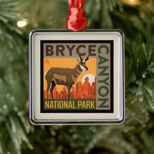 Nationalpark Bryce Canyon   Utah Ornament Aus Metall