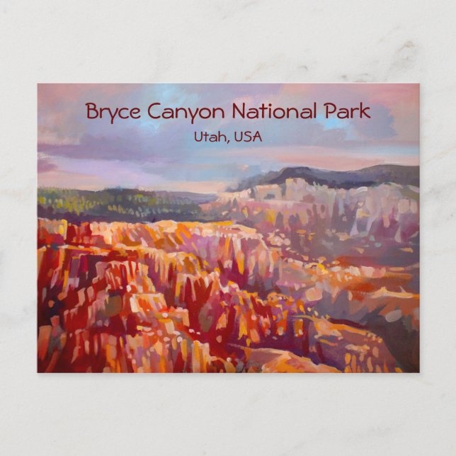 Nationalpark Bryce Canyon, Utah Postkarte (Vorderseite)