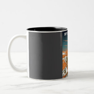 Nationalpark Bryce Canyon Vintager Parkplatz Zweifarbige Tasse