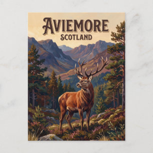 Nationalpark Cairngorms Aviemore Schottland Postkarte