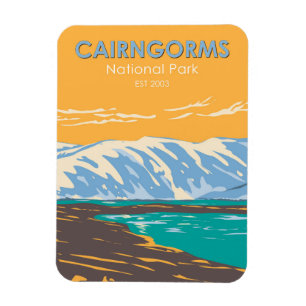 Nationalpark Cairngorms Schottland Loch Etchachan Magnet