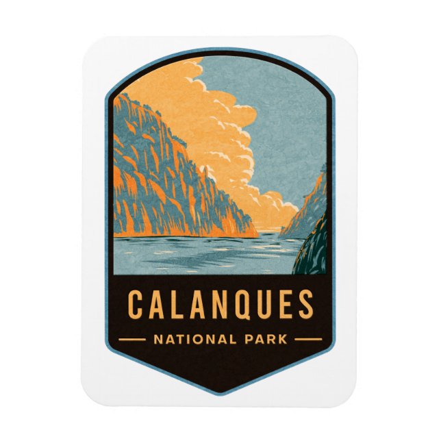 Nationalpark Calanques Magnet (Vertikal)
