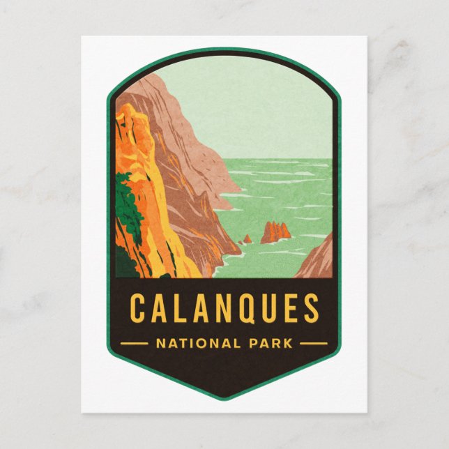 Nationalpark Calanques Postkarte (Vorderseite)