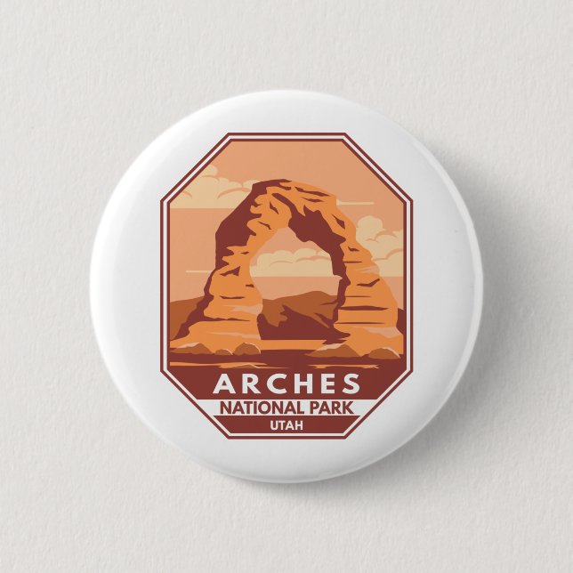 Nationalpark California Button (Vorderseite)