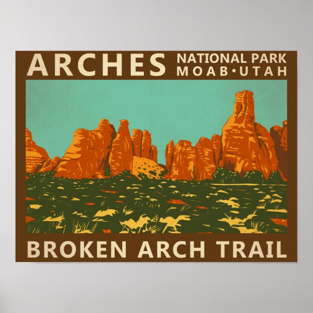 Nationalpark California Poster (Vorne)