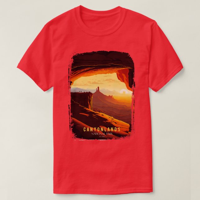 Nationalpark Canyonlands 1 T-Shirt (Design vorne)