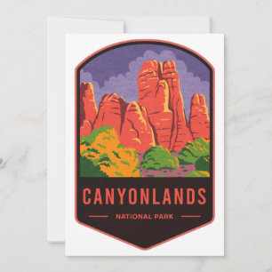Nationalpark Canyonlands Feiertagskarte