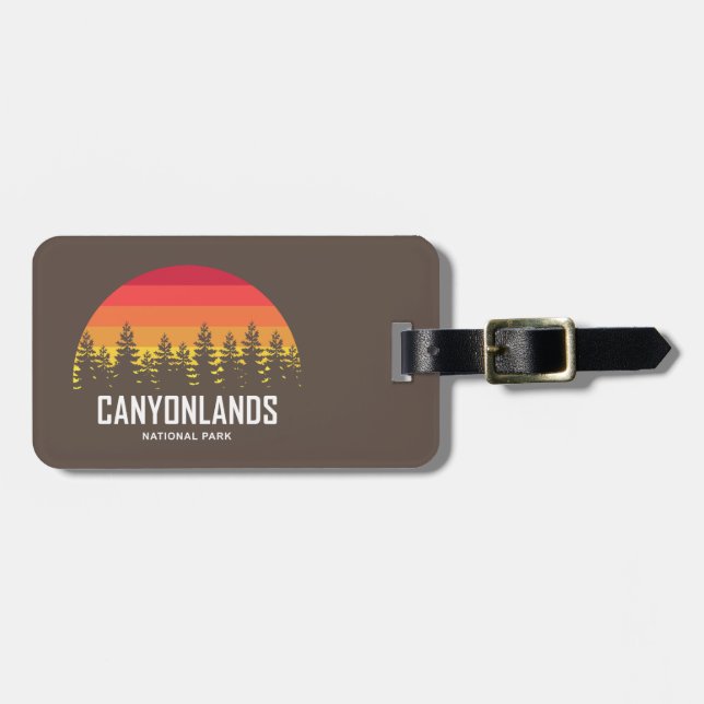 Nationalpark Canyonlands Gepäckanhänger (Vorderseite horizontal)