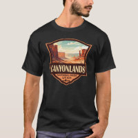 Nationalpark Canyonlands Illustration Retro