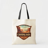 Nationalpark Canyonlands Illustration Retro