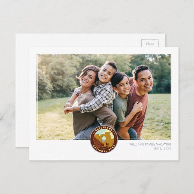 Nationalpark Canyonlands Postkarte (Vorne/Hinten)