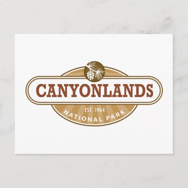 Nationalpark Canyonlands Postkarte (Vorderseite)