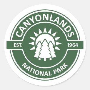 Nationalpark Canyonlands Runder Aufkleber