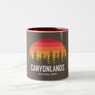 Nationalpark Canyonlands Zweifarbige Tasse