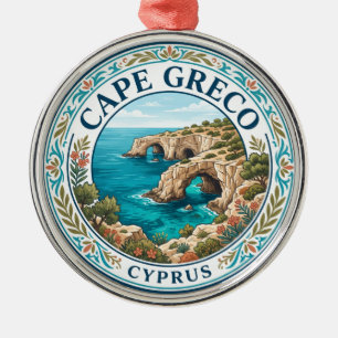 Nationalpark Cape Greco Zypern Ornament Aus Metall