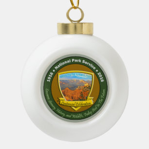 Nationalpark Centennial Christmas Grand Canyon Keramik Kugel-Ornament