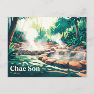 Nationalpark Chae Son Thailand Postkarte