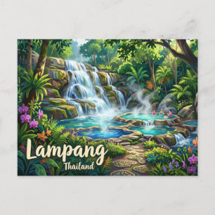 Nationalpark Chae Son Thailand Postkarte