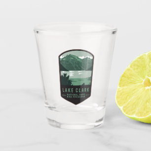 Nationalpark Clark Lake Schnapsglas