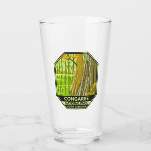 Nationalpark Congaree Süd Carolina Retro Glas