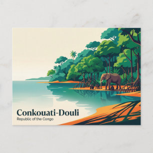 Nationalpark Conkouati-Douli Postkarte