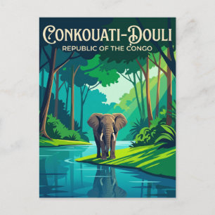 Nationalpark Conkouati-Douli Postkarte