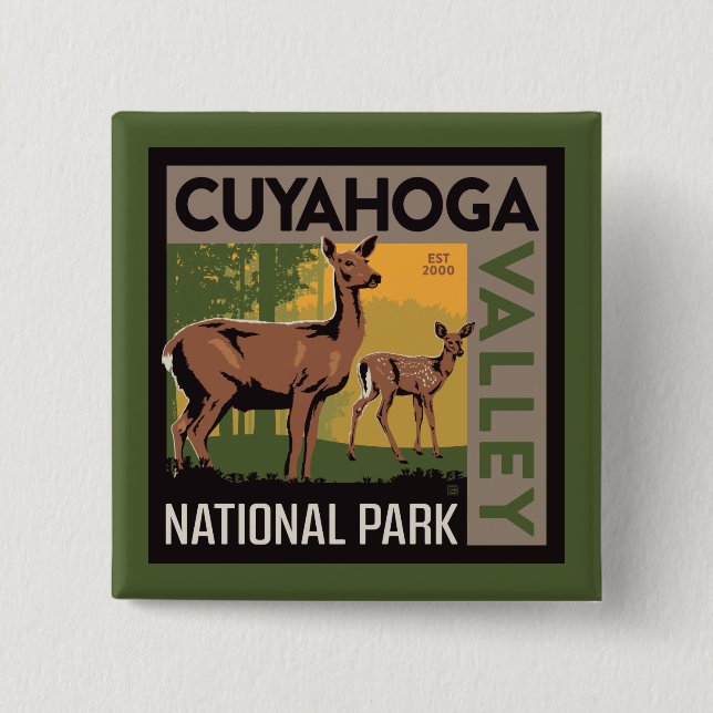 Nationalpark Cuyahoga | Ohio Button (Vorderseite)