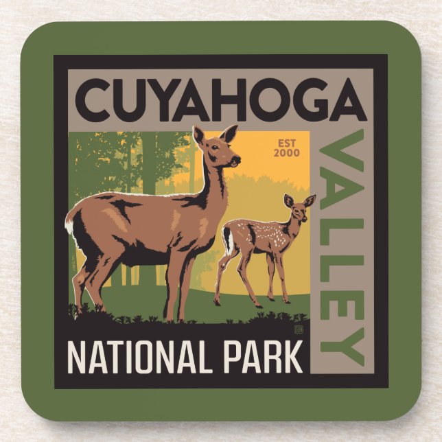 Nationalpark Cuyahoga | Ohio Getränkeuntersetzer (Vorderseite)