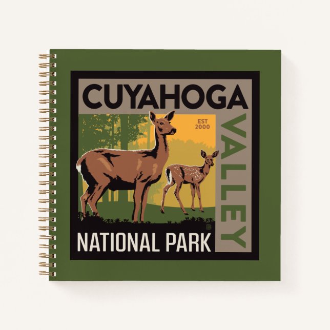 Nationalpark Cuyahoga | Ohio Notizbuch (Vorderseite)