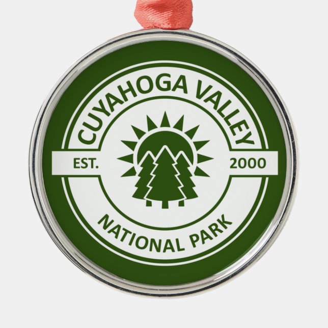 Nationalpark Cuyahoga Ornament Aus Metall (Vorne)