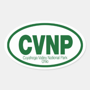 Nationalpark Cuyahoga Ovaler Aufkleber